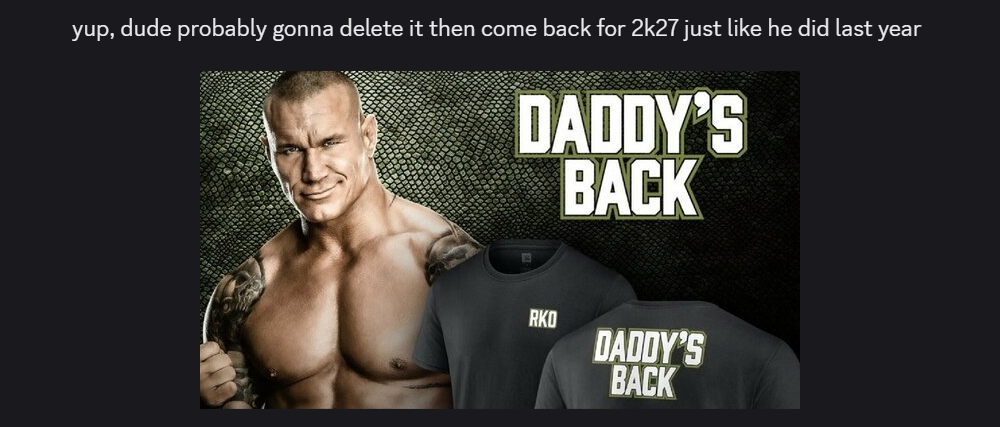 Daddy's Back